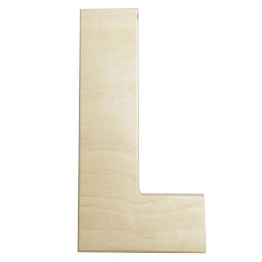 Large Wooden Letters 12 Inch Unfinished Wood Letter L